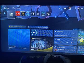 consolas y videojuegos - ps5 para uso dígital , 2 mandos nuevos . y todos sus cables con audífonos 