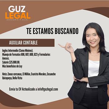empleos disponibles - Auxiliar Contable