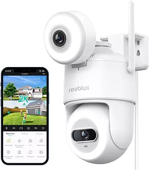 camaras y audio - Cámara de Seguridad Inalámbrica Doble Lente