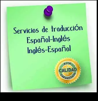 servicios profesionales - Servicios de Traduccion de Ingles a Español