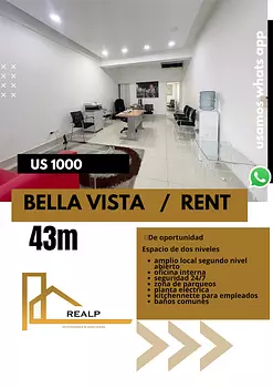 oficinas y locales comerciales - Local en segundo nivel Bella vista