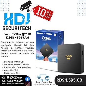 otros electronicos - Smart Box TV Q96 X1 HD 4K (128GB/8GB)