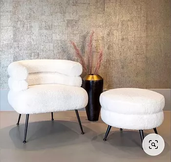 muebles y colchones - Juego de Butacas Modernas.Fabricado con Tela Boucle(tela tipo toalla).
