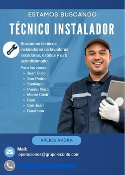 empleos disponibles - Técnico Instalador de Electrodomésticos y Aire Aco