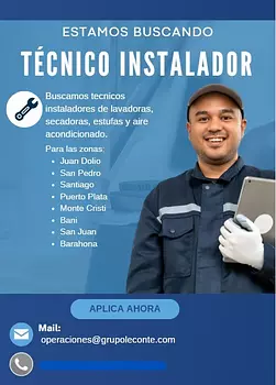 empleos disponibles - Técnico Instalador de Electrodomésticos y Aire Aco