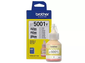 impresoras y scanners - BOTELLA DE TINTA BROTHER - BT5001Y - YELLOW - 48.8ML - PARA IMPRESORA DCP-T420 -