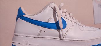 zapatos para hombre - Nike air force one white photo blue