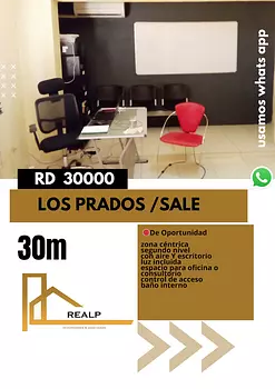 oficinas y locales comerciales - Oficina semi amoblada prados 