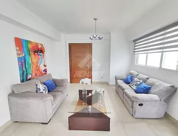 apartamentos - TORRE AMUEBLADA CON ELEVADOR LA ESMERALDA SANTIAGO 