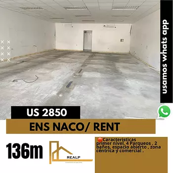 oficinas y locales comerciales - local en primer nivel naco 