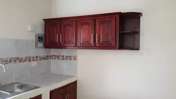 muebles y colchones - Gabinete de cocina en madera o cristal