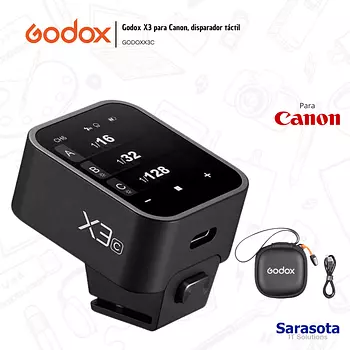 accesorios para electronica - Godox Disparador X3 para Canon Garantía 1 año 