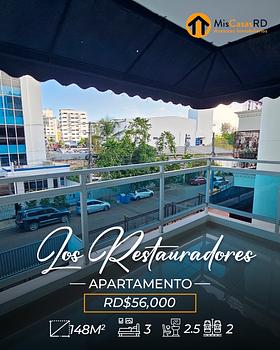 apartamentos - Apartamento en alquiler en Los Restauradores🌟📍