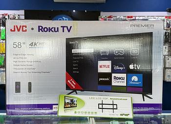 tv - SMART TV JVC DE 58 PULGADAS ROKU 4K ULTRA HD NUEVA #NUEVAS
