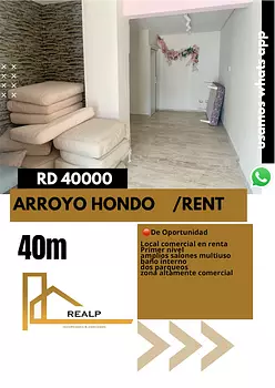 oficinas y locales comerciales - Local en primer nivel arroyo hondo 