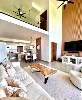 casas vacacionales y villas - Apartamento tipo Loft con Vista al mar