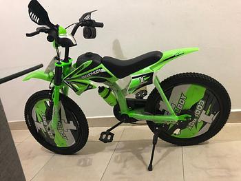 bicicletas y accesorios - Bicicleta para Niños Tipo Moto Bicimoto Aro 12 16 y 20 Motocross con sonido