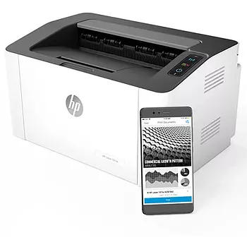 impresoras y scanners - IMPRESORA LASER BLANCO /NEGRO HP LASERJET 107W (4ZB78A)- WIRELESS 