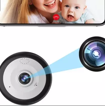 camaras y audio - Camara de Seguridad Panoramica Wifi 1080P FHD