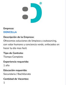 empleos disponibles - Supervisora  y  Lider de Equipo