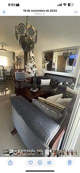 muebles y colchones - venta de juego de mueble de caoba y comedor de 6 silla de pura caoba 