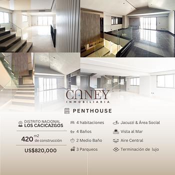 penthouses - Penthouse en Los Cacicazgos Distrito Nacional