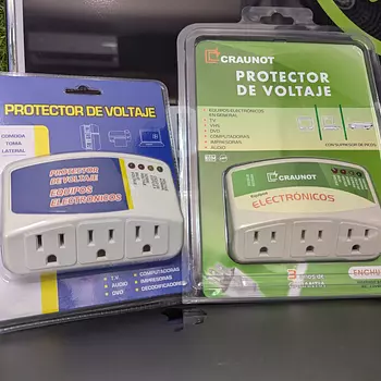 accesorios para electronica - protector de voltajes 