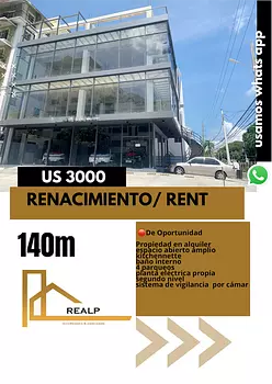oficinas y locales comerciales - Local en alquiler renacímiento 