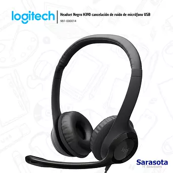 accesorios para electronica -  Logitech Headset H390 audífonos con micrófonos 