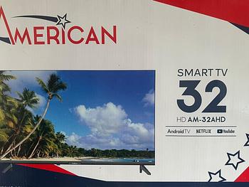 electrodomesticos - Smart tv de 32 pulgadas, marca American - Totalmente nuevo