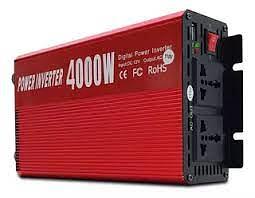 plantas e inversores - POWER INVERTER 4000W - CONVERTIDOR DE 12V A 110V 