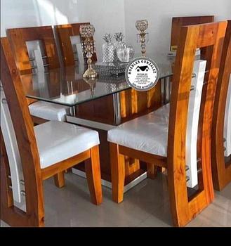 muebles y colchones - Comedor de cuatro sillas en estilo moderno 