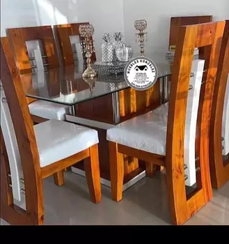 muebles y colchones - Comedor de cuatro sillas en estilo moderno 
