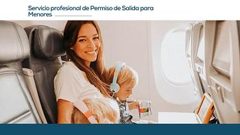 servicios profesionales - Servicio de Permiso de Salida para Menores