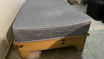 muebles y colchones - Base de Cama Twin + Colchón pilowtop incluido 