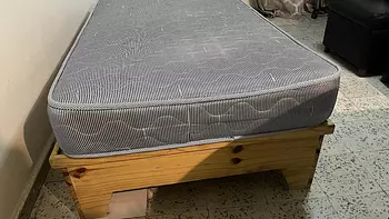 muebles y colchones - Base de Cama Twin + Colchón pilowtop incluido 
