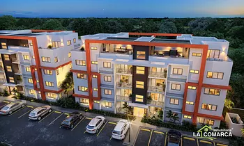 apartamentos - Nuevo Residencial Urbano en Carretera Las Palomas, Licey Santiago.