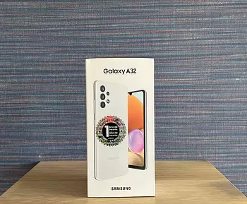 celulares y tabletas - Vendo Samsung Galaxy A32 128GB Blanco Nuevo, Desbloqueado, RD$ 12,900NEG