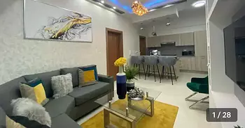 apartamentos - Se alquila apartamento amueblado en Evaristo Morales