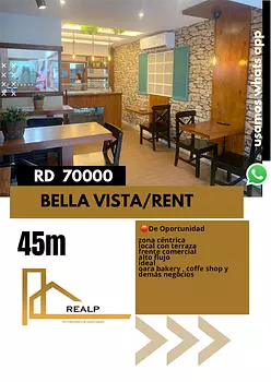 oficinas y locales comerciales - Local con terraza en bella vista 