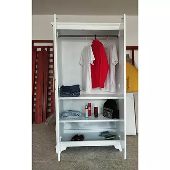 muebles y colchones - Ropero blanco 