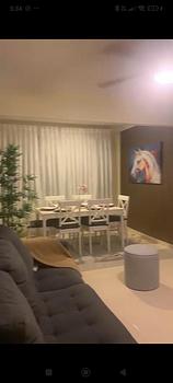 muebles y colchones - Comedor de seis sillas blanco