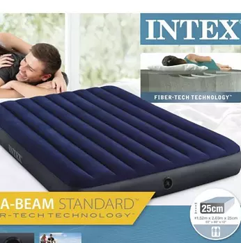 muebles y colchones - Colchón inflable intex de 60 pulgadas, super practico de inflar y cómodo