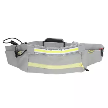 deportes - Riñonera para correr con luz LED, bolso deportiva impermeable maricona cinturon