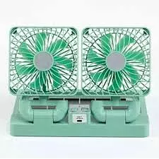 otros electronicos - ventilador doble con panel solar para carro
