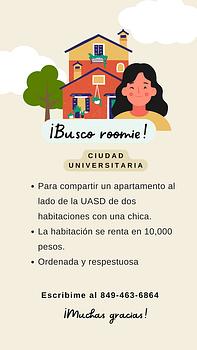 apartamentos - Habitación en alquiler cerca de la UASD, ideal para estudiantes