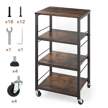 decoración y accesorios - carritos de metal para cocina