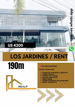 oficinas y locales comerciales - Local amplio en los jardines