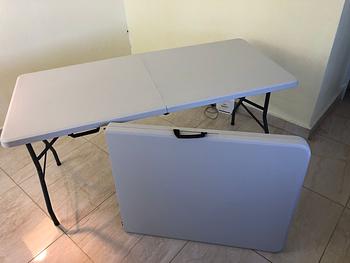 herramientas, jardines y exterior - Mesa plegable plástica 
