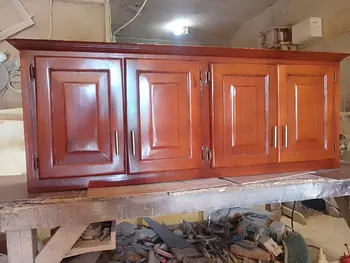 muebles y colchones - Gabinete para cocina en madera (No coge carcoma) 